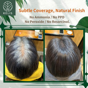 Kelis Brand Ammonia Free Semi Permanent <b>Chocolate</b> Brown Color Botanical <b>Hair</b> Color Powder Herbal <b>Hair</b> <b>Dye</b> - Product Image 5