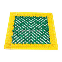 Dalles de sol de garage à emboîtement PP antidérapantes, imperméables, résistantes à l'usure, 400x400mm, 20mm d'épaisseur, design graphique, centre de lavage de voitures