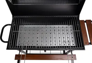 Großhandel Grill öfen Luxus Outdoor Holzkohle Grill Grills Heavy Duty Charcoal Barbecue Trolly Grill Garten grill