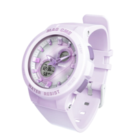 Montre numérique de sport pour garçons et filles, alarme LED, étanche 50 bars, lumineuse, mode enfant, bracelet en acrylique, logo personnalisé, quartz 42 mm
