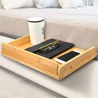 Bamboo Bunk Bed Shelf Storage Tray Bedside Shelf für Bed
