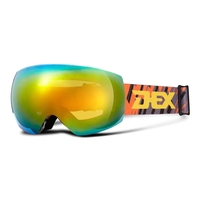 Casque de ski unisexe avec visière intégrée, coque en ABS, noyau en EPS, boucle à dégagement rapide, aérations réglables, équipement de ski d'hiver