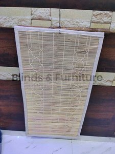 Persiana Enrollable de Bambú Moderna y Brillante, Tamaño 4x5 Pies, Persianas de Bambú de Alta Calidad Hechas a Mano, Cortinas y Persianas Pequeñas - Product Image 2