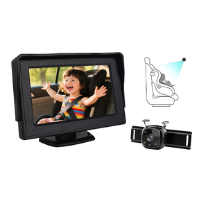 Moniteur Bébé YB-403CA-C à Vision Nocturne Infrarouge Compacte 4,3 Pouces pour Siège Arrière & Surveillance d'Animaux Domestiques – Vue Sûre - Product Image 6