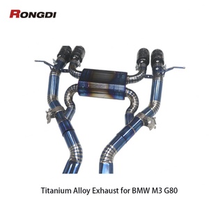Escape de Titanio para BMW M3 M4 G80 G82 3.0T 2019~2025, Tubo de Escape Catback, Tipo de Tubo Intermedio Único con Silenciador, Diseño Valvetronic - Product Image 5