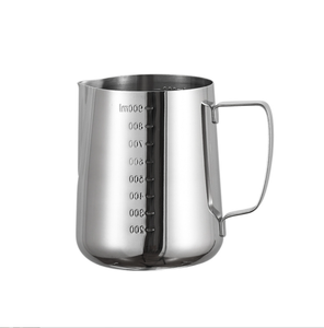 <span class=keywords><strong>Barattolo</strong></span> di latte in acciaio inossidabile misurino graduato tazza di schiuma di latte tazza di latte forniture per caffè - Product Image 1