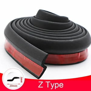 Guarnizione <span class=keywords><strong>a</strong></span> Z per Finestrini <span class=keywords><strong>Auto</strong></span>, Applicazione Standard, Guarnizione in Gomma EPDM <span class=keywords><strong>a</strong></span> Cellule Chiuse - Product Image 1