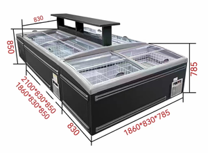 Congelador Modular Comercial de Alta Calidad para Supermercados, Equipo de Refrigeración de <span class=keywords><strong>Bajo</strong></span> Consumo, Entrega Rápida - Product Image 2
