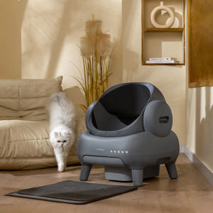 Neue Katzen toilette Automatische, halb geschlossene, selbst reinigende Katzen toilette mit APP Control <span class=keywords><strong>Cat</strong></span> Katzen toilette - Product Image 2
