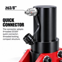 Cisaille hydraulique robuste CWC-200 pour barres omnibus en cuivre et aluminium, idéale pour l'industrie des appareils électriques