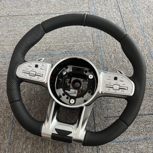 Volant en cuir pleine fleur de haute qualité pour <span class=keywords><strong>AMG</strong></span> Benzs W204 W205 W211 W212 W213 2005 2021 en stock - Product Image 6