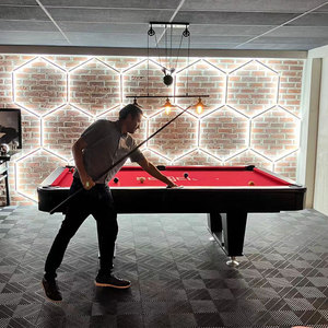 Pp vuông lưới nhà để xe gạch lát sàn 400*400*18 Polymer lồng vào nhau nhà để xe/hội thảo gạch lát sàn nhà để xe thảm sàn tap & GO - Product Image 3