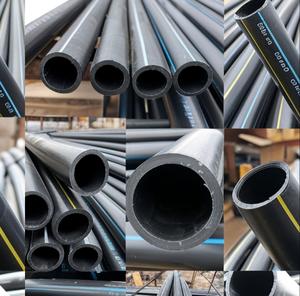 Tubo in HDPE Nero Leggero Resistente alle Crepe da Stress PE100 20mm - 140mm PN12.5 per Impianti Idrici Residenziali - Product Image 2