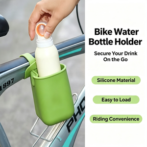 Estuche cilíndrico de silicona suave para bebidas, soporte flexible con hebilla para tazas de agua, para bicicleta, almacenamiento diario. - Product Image 6