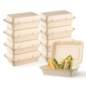 High Quality Custom Airline Products Biodegradable Lunch Box Disposable Meal Prep Food Container