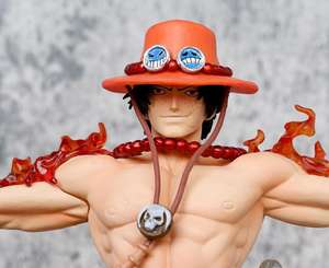 27CM 1 Pièce <span class=keywords><strong>Portgas</strong></span> <span class=keywords><strong>D</strong></span> <span class=keywords><strong>Ace</strong></span> Dessin Animé <span class=keywords><strong>Figurine</strong></span> Japonais Anime PVC Figure Recueillir Statue Avec Lumière - Product Image 3