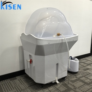 อ่างสระผมเคลื่อนที่ KISEN รุ่นทันสมัย ไม่ต้องติดตั้งระบบประปา พร้อมถังเก็บน้ำ 60 ลิตร ระบบหมุนเวียนน้ำ และระบบอบไอน้ำ - Product Image 6