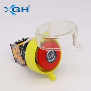 22mm đáy màu vàng trong suốt nút bảo vệ hộp bảo vệ nút dừng khẩn cấp nắp bảo vệ - Product Image 3