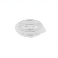 Boîte à gâteau écologique en PET transparent avec couvercle à boucle, 205 mm, 230 mm, pour petites pizzas, pâtisseries, desserts, tiramisu, emballage alimentaire