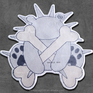 Anime design handmade custom rug logo area kid's mat commercial Outdoor Carpets - Product Image 4