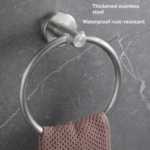 Anillo para Toallas <span class=keywords><strong>de</strong></span> Acero Inoxidable 304, Sin Taladro, Montaje en Pared Comercial, Redondo, Resistente, para Baño <span class=keywords><strong>de</strong></span> Hotel, <span class=keywords><strong>Compra</strong></span> al por Mayor - Product Image 3