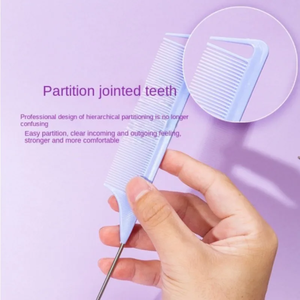 1 Peine Profesional de Cola Puntiaguda Color Caramelo para Peinado, Separación de Pelucas, Trenzas, Tinte y Mechas - Herramienta para el Cabello - Product Image 3