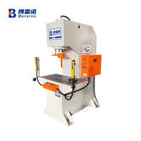 Presse hydraulique servo à colonne unique Y41-50T, vitesse réglable, économie d'énergie, avec écran tactile PLC, table de travail personnalisée