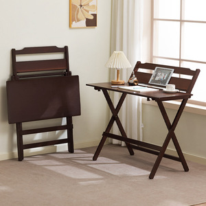 Escritorio plegable simple, mesita de noche, mesa de trabajo interior, escritorio de ordenador de altura ajustable - Product Image 3