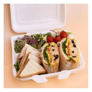 [Eco Togo <span class=keywords><strong>Box</strong></span>] thân thiện với môi PP bọt to-Go Hộp Ăn Trưa với nắp lật nhà bếp sử dụng trình bày nhẹ & di động - Product Image 2