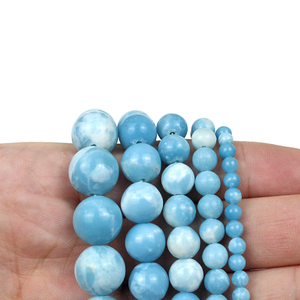 Di alta qualità naturale lucido <span class=keywords><strong>cielo</strong></span> blu pietre branelli della pietra preziosa dei branelli dei monili per monili che fanno (AB1790) - Product Image 4
