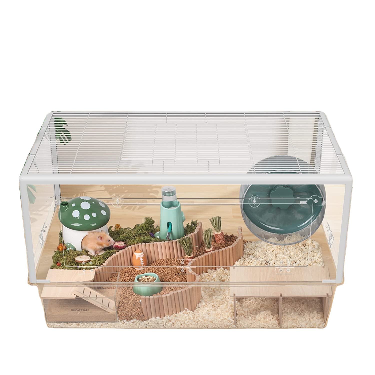 Custom Hamster Cage Tectake Hamster Cage Made Of Wood 115 X 60 X