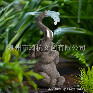 รูปปั้นคนแคระประดับตกแต่งสวนด้วยเรซินคริสตัลสีม่วง ทนทานต่อสภาพอากาศ รูปทรงสัตว์แบบตั้งพื้น - Product Image 4