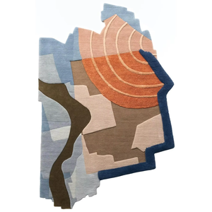 Alfombra Petra de Calidad de Exportación Superior, Disponible en Varios Colores y Tamaños, Alfombra Petra Hecha a Mano con Técnica Sift Touch en Venta - Product Image 1