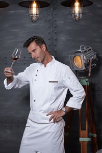 Professionele koksjas voor mannen, uniform voor hotel, restaurant, keukenpersoneel en horeca. - Product Image 2
