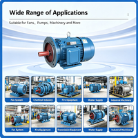 Motor de Inducción Trifásico IE3 de Ahorro de Energía, Motor Eléctrico de CA, 63M-315M, Carcasa B3 B5 B35, Estándar IEC