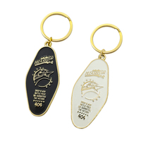 Özel Logo Metal anahtarlık bagaj etiket tutucu Metal Charm Motel anahtarlık özel toptan Anime emaye Metal anahtarlık