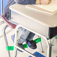 Chaise sensorielle anti-stress NAJA en gros, boucle de résistance en latex coloré haute élasticité, antidérapante, force moyenne, pour entraînement physique et TDAH
