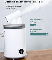 Diffuseur d'huiles essentielles électrique 2026, purificateur, vaporisateur facial, humidificateur ultrasonique Midea 300ml/h, aromathérapie, pour la maison, bébés, enfants, hôtel