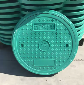 GRP 복합 수지 맨홀 뚜껑 물 맨홀 커버 내구성 있는 주조 서비스 제품 도로용 - Product Image 3