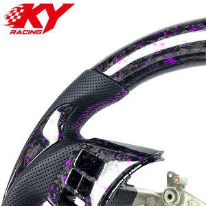 Volante deportivo de fibra de carbono forjado personalizado, adecuado para Nissan 350Z 370Z FX35 FX45 e Infiniti G35 - Product Image 2