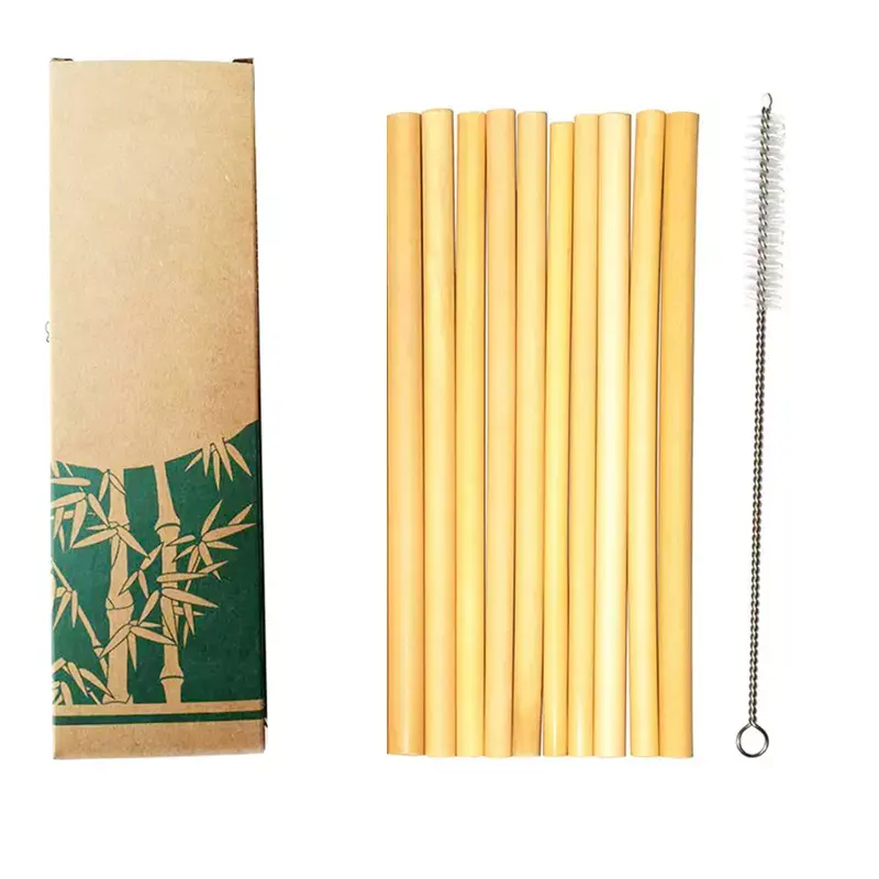 Оптовая продажа, многоразовые бамбуковые соломинки