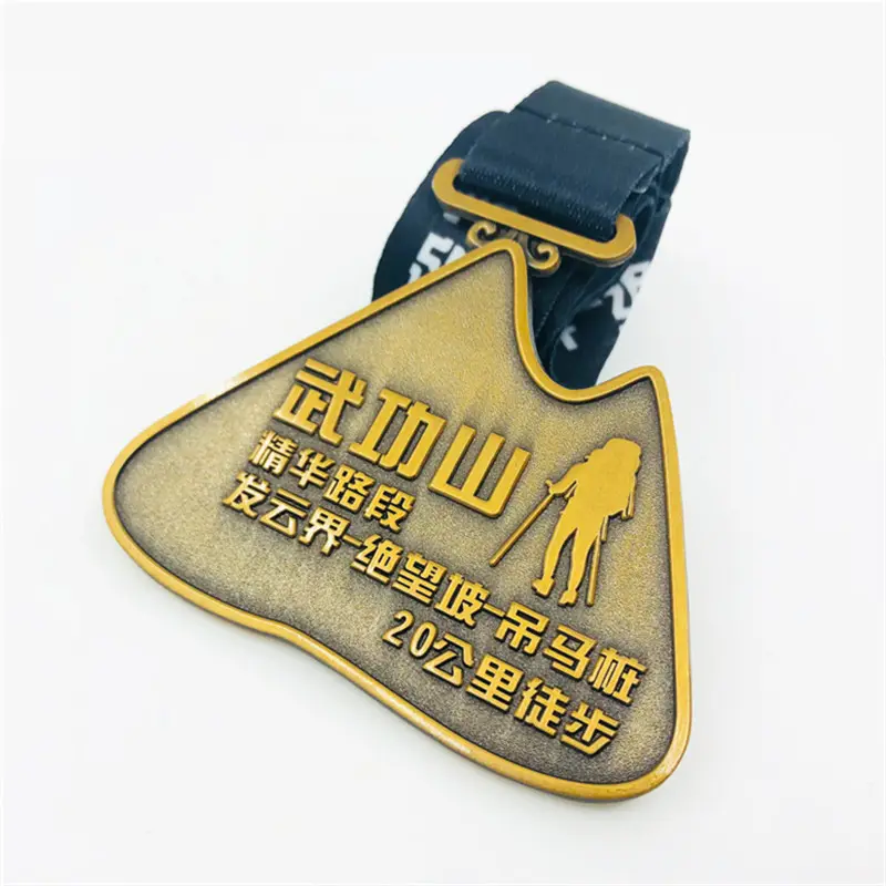 Manufacturer design custom metal sports marathon running creative track and field racing award medals
