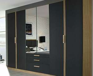 Santopova Free Design Prix d'usine Placard en bois pour chambres Conception de plain-pied Placard Mobilier de chambre Armoire - Product Image 5