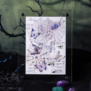 10 miếng dán mỗi gói, loạt nghệ thuật nhện Wonderland, Chủ đề cơ sở cắt dán Lều tay, vỏ ánh sáng pet4 - Product Image 4