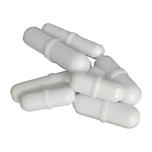 Equipo de <span class=keywords><strong>laboratorio</strong></span> Cilindro Barra agitadora Magnética Ptfe Barra agitadora magnética Revestimiento blanco Varilla agitadora magnética - Product Image 1