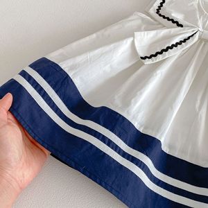 Nuevo <span class=keywords><strong>Vestido</strong></span> de Verano 2026 para Niñas, Estilo Universitario, Bonito <span class=keywords><strong>Vestido</strong></span> <span class=keywords><strong>Azul</strong></span> <span class=keywords><strong>Marino</strong></span> de <span class=keywords><strong>Princesa</strong></span> con Lazo, a la Moda - Product Image 3