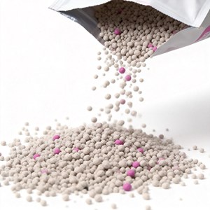 BENJIE 10KG Gris Litière pour chat en bentonite sphérique à agglomération rapide, anti-odeur, hautement absorbante, sans poussière, taille personnalisée - Product Image 3