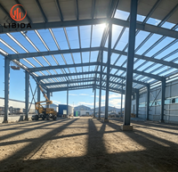Almacén de Estructura de Acero Prefabricado Real Project, Resistente al Viento, Nieve y Terremotos, Taller Industrial