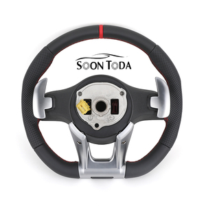 Volant de voiture personnalisé en cuir pleine fleur semi-perforé pour Mercedes-Benz GT W204 W205 W222 W212 W213 S213 E200 E350 W222 <span class=keywords><strong>S350</strong></span> - Product Image 6