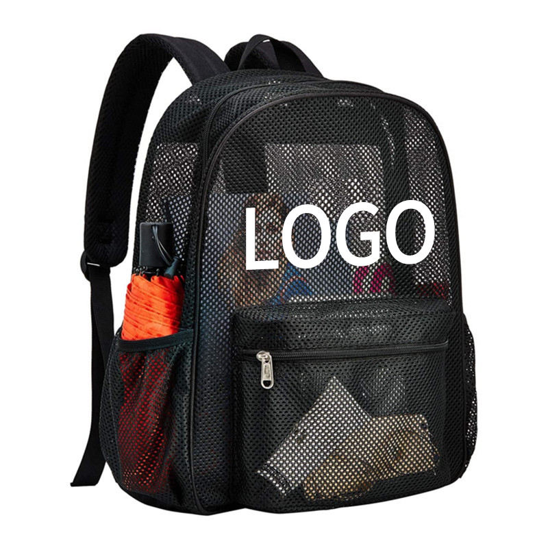 mochila transparente de malla duradera espaciosa y personalizada Alibaba